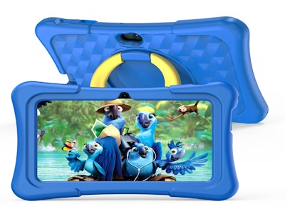 Safe-design 7 Inch Kids Tablet With Rounded Edges Android 7 Quad Core With Reinforced Corners For Toddlers' Safe Handling