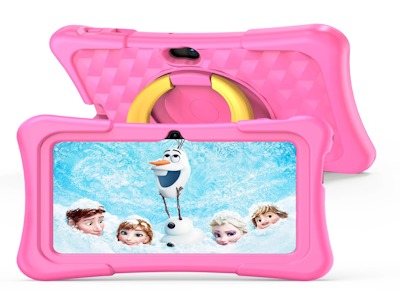 Durable 7 Inch Kids Tablet Shockproof Case Included Android 7 Quad Core With Reinforced Corners For Boys And Girls Age 3-7